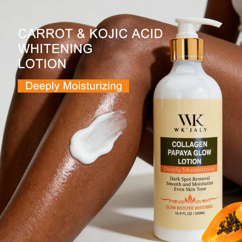 WK JALY Collagen Whitening Set, With Papaya, Kojic Acid, Clean Skin, Reduce Black Spots, Hyperpigmentation, For All Skin Tone